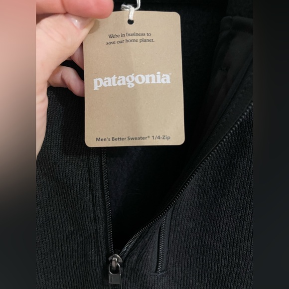 Patagonia, Better Sweater 1/4 Zip, Fleece pullover, medium/Small, Black - Picture 3 of 6